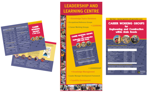 Client: Leadership and Learning Centre | Designs: brochure, display and poster